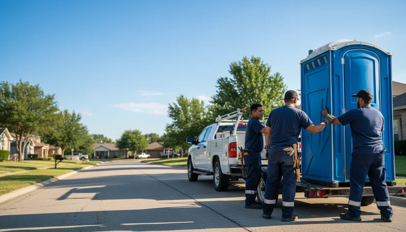 Portable Toilet Rental in Huntsville, TX near me